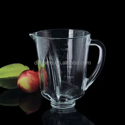 Customized 1.25L Soda-lime Glass Blender Bott Glass Jar Blender Replacement for Mixer Grinder Blender 2026