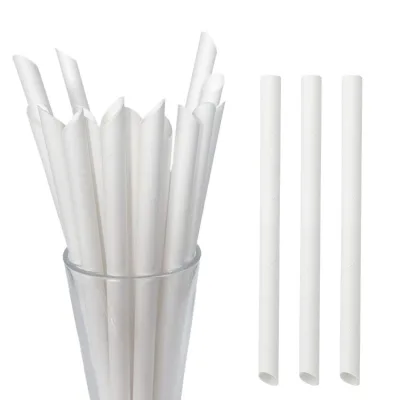 Party Disposable Paper Bendy Straw Mix Color Flexible Paper Straw 6mm 8mm 12mm Custom Size Eco Friendly Paper Straw Bendable