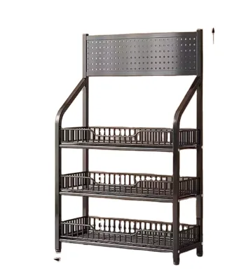 Snack Shelves Made of Carbon Steel, rust Resistant, Beverage, Small Food, Toy, Convenience Store, Multi-layer Storage Rack