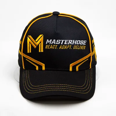 Custom 5 Panel Curved Brim Cap OEM Embroidery Logo Flag Label Double Needle Tape Snapback Sports Hat Factory Custom Color