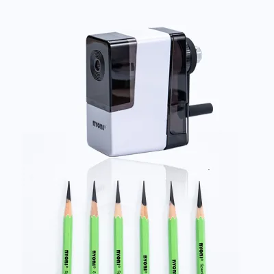 Large-capacity Transparent Cut Box Eco Friendly Minimalist Shapeners Manual Pencil Sharpener