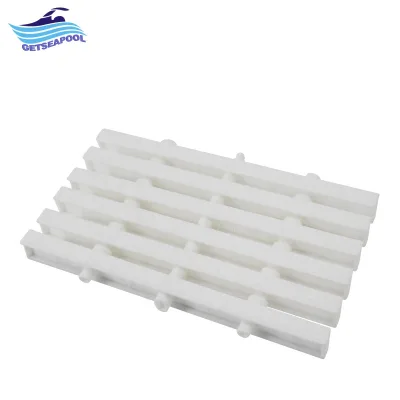 Deluxe Quality Pools Swimming Outdoor Pool Overflow Grating Double Thickness 3 Holes 18cm Pool Grating White Colour