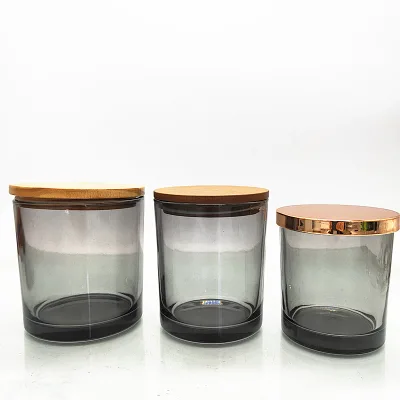 Customized Glass Candle Jar in Stock Promotion Glass Jar