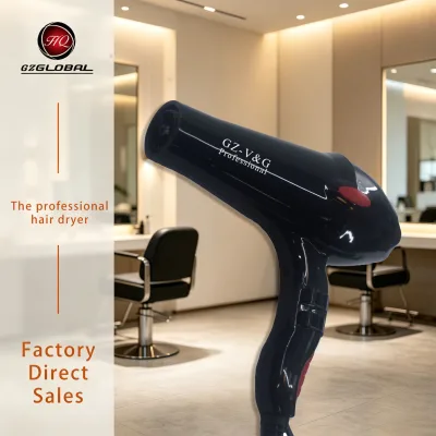GZV&G Professional Electric Hair Dryer HQ-8721 High-Power 220V Plug-In Hair-Protecting Adjustable Speed Salons Home Use Negative