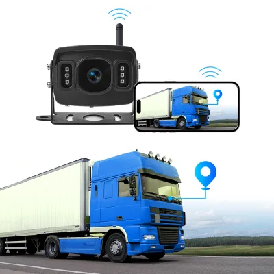 4G AHD 1080P GPS Dump Truck Backup Camera IR Night Vision Waterproof Dustproof 12-24V CMSV6 for Heavy Construction Vehicle Fleet