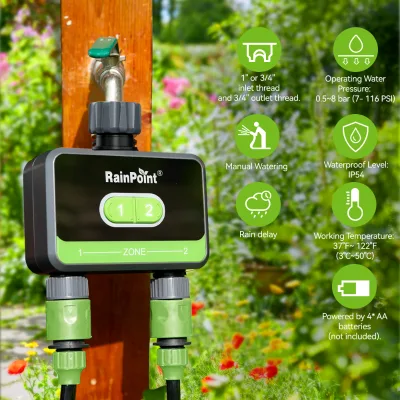 Best Seller Manufacturer Wifi Water Timer Smart Sprinkler Irrigation Tap Electronic Timer for Water