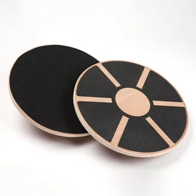 Low Price Wholesale Circular Anti slip Fitness Training Swinging Wooden Balance Board