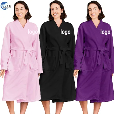 Free Shipping Plush Oversize Winter Soft Warm Long Flannel Bathrobe with Hooded Women Thick Night Fleece Bath Robes Dressing