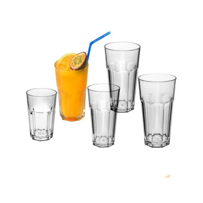 10oz 13oz 19oz 22oz Eco-Friendly Clear Polycarbonate Plastic Tumbler All-Season Water Bottle