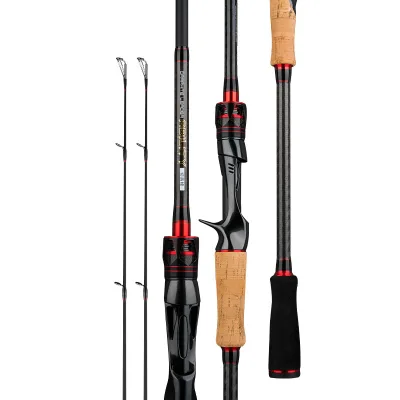 Wholesale 1.8m Telescopic Surfacasting Rod Hard Carbon Sea Carp Fishing Rods