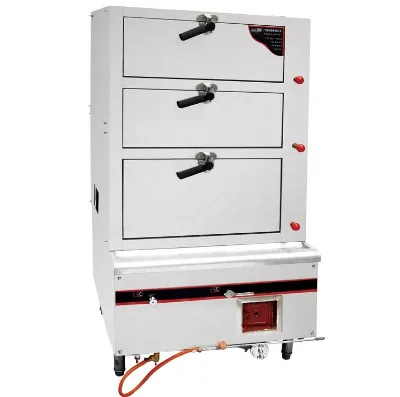 Industrial Multi Purpose Gas Food Steamer Machine Food Grade Steam Cabinet