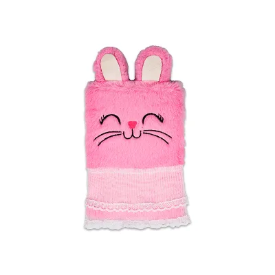 High Quality Cartoon Fluffy Cover Fur Notebook New Design Cute Rabbit New Style