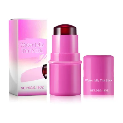 Low Saturation Natural Glow Berry Blush Jelly Texture Easy to Apply Moisturizing Lip Cheek Blush Stick