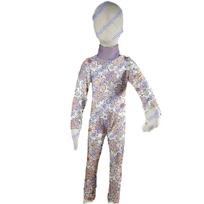 Wholesale FF-1 New Floral Print Kids Jumpsuits Long Flutter Sleeve Ruffle Baby Romper Polyester Fiber Newest Design for Children
