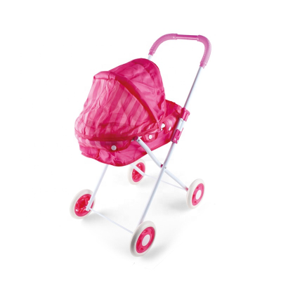 EPT Toys Lovely Baby Doll White Tube Carriage Doll Stroller Toy Doll Cart for Girls