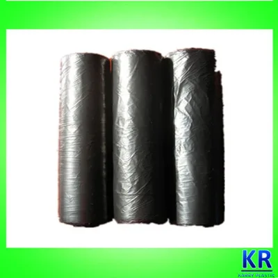 Hdpe garbage bags black color