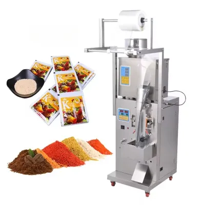 Spices Continuous Packaging Machine Linked Chain Bag Automatic Packing Machine