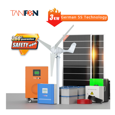 3KW Wind Turbine Windmill With FRP Blade Material for Wind Turbine Manufacture
