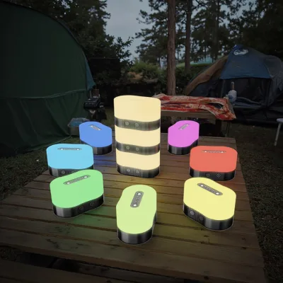 Camping Light Outdoor Lantern Compact IP44 Power Bank Fishing Hands-Free Magnetic Factory Wholesale Manufacturer OEM Flexible
