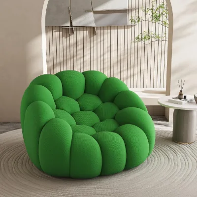 Wholesale Modern Bubble Sofa with Curved Upholstered Design for Living Rooms Hotels and Apartment Lounge Spaces