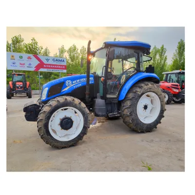 Used TD5.110 New Turkey Holland T1104 Wheel Tractor for Sale Second Hand 110hp T Serie Tractor