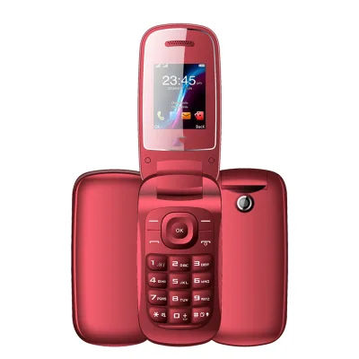 1.77inch Cheap Flip Feature Phone New Design Mobile Keypad Cell Phone Mobile