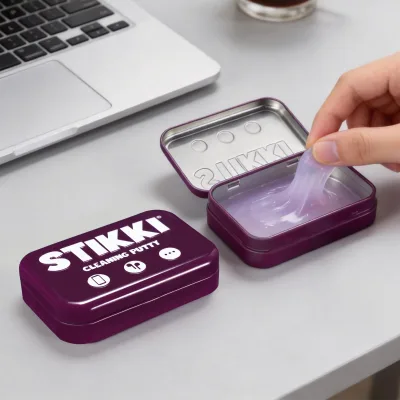 Wholesale Custom Rectangular Food Grade Metal Tin Box with Lid Hinged Design Multi-purpose Packing Containers