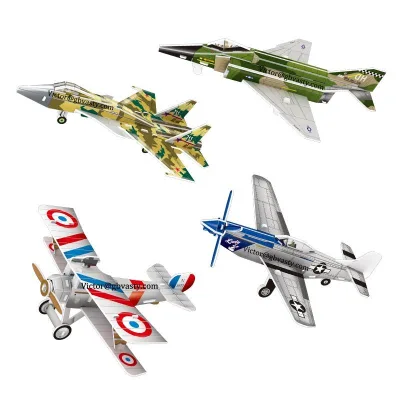 Mini Size EPS Foam 3D Puzzle Korean Toy 3D Jigsaw Puzzle Airplane Model for Sale