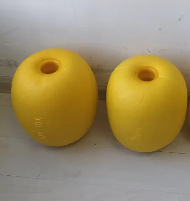 High Quality PVC Commercial Bobber Fishing Net Floats China Factory Price Oval Shape Fishing Buoy