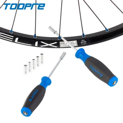 TOOPRE Bicycle Hidden Spoke Nipple Installation and Removal Sleeve Adjustment Tool Built-in Spoke Wrench