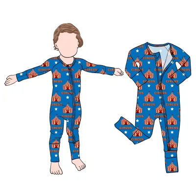 Little Glow Kids Can Customize Bamboo Fabric Printed Baby Jumpsuit and Boys' Jumpsuit Suitable for Wholesale for Young Children