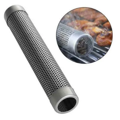12 Inch Round Shape 304 Stainless Steel Bbq Pellet Smoke Tube Barbecue Tools