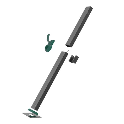 Chicon New Arrival AC Charging Station Fast Assembly Metal Floor Stand Pole with Top Cover for Garage EV Charger Easy Shipping