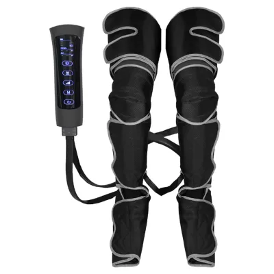 Air Compression With Massage Machine Circulation Exerciser Full Therapy Shiatsu 360 Foot Relax Health Care Leg Massager