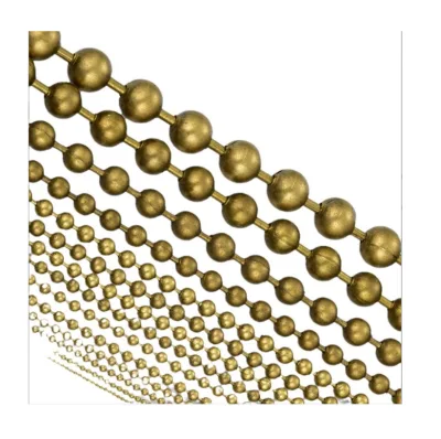 Different Sizes Stainless Steel  Brass Ball Chains for Blinds Jewelry  Curtains Chains
