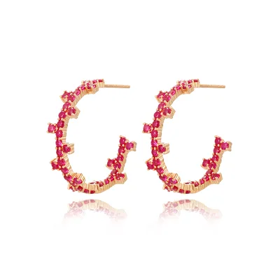 Luxury 925 Silver Asymmetric Hook Earrings Women Zirconia Embellished Avant-Garde Jewelry Gift Architectural Elegance