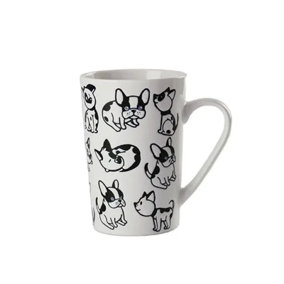 Popular design matt glazed embossed coffee mug tall mug