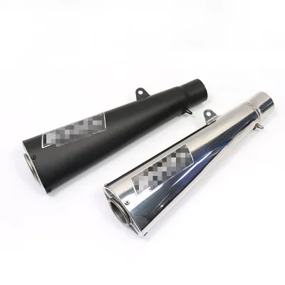 Motorcycle Muffler Chrome Black Color Escape Moto Cafe Racer Exhaust for Hayabusa HP4 Zx14 S1000rr Nk40 Brocks Exhaust