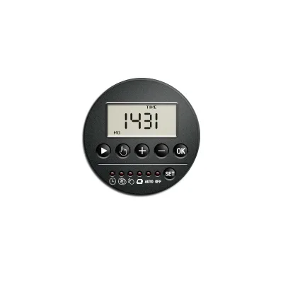 DaringFish Plastic Drip Irrigation Water Timer Controller 24/12-Hour System Single Station Dry Battery Control Solenoid Valve
