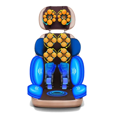 Electric Vibrating Full Body Massage Cushion Neck Back Waist Hip Leg Massage Chair Body Massage Mattress Cushion