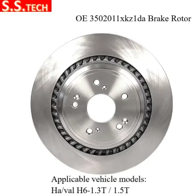Wholesale Favorable Price Cast Iron OE 3502011xkz1da Brake Discs for Ha/val H6 1.3T / 1.5T