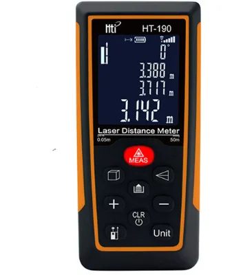 Hti Xintai 3.5 Inch High Accuracy 50 Meter Distance Meter Laser Range Finder with Angle Display 20 Results 635nm,<1mw 3 Years
