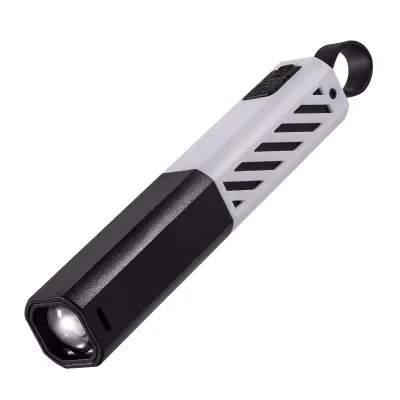 Telescopic Zoom 1*18650 Built-In Lithium Battery Type-C Charging Torch Light Plastic Flashlight Outdoor for Camping Emergency