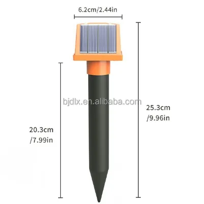 New Solar Mosquito and Mouse Repellent LED Light Source Induction Lamp Ultrasonic Electronic Snake Repellent