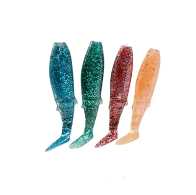 Multi Section T-tail Road Fake Bait Floating Bait TPE Sea Fishing Biomimetic Bait Quickly Swing Fish Lure