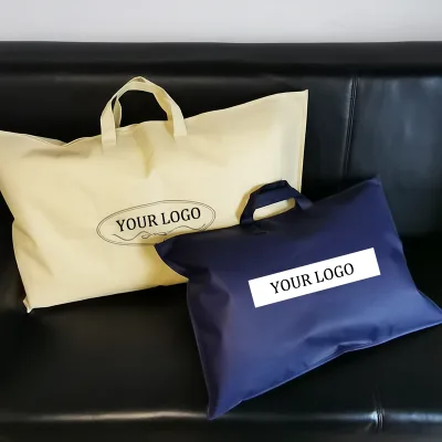 Hot Sale Custom logo Zipped Non Woven Handle Bags for Pillows Packing