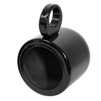 BS650 Pair 6.5" Aluminum Single Bullet Style Wakeboard Tower Speaker Can Empty Enclosure Pod Marine Power Sport UTV ATV RZR CART