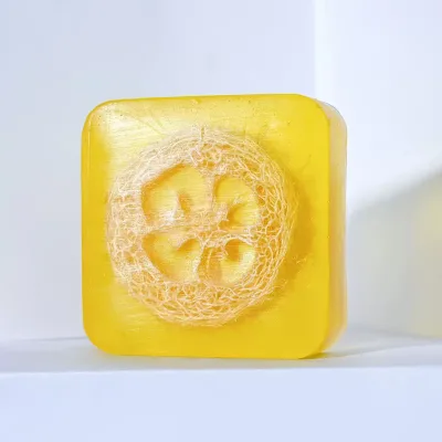 Wholesale Natural Ingredient Bath Soap Skin Healthcare Soap Skin Whitening Moisturizing Lemon Lavender Rose Luffa Body Soap