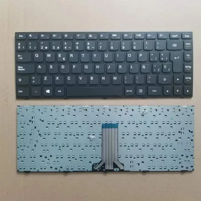 Real Laptop Keyboard for Lenovo Ideapad 100-14ibd Spanish Layout Teclado Suit for Notebook