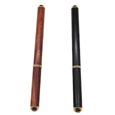 New Arrivals 2022 Diamond Top Natural Wooden Pen Exotic Wenge Ebony zebra Wood Handcrafted Engrave Calligraphy Fountain Pen